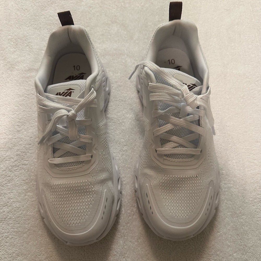 Avia Womens Athletic Light Runner Shoes WMAV44AC022 White Size 10